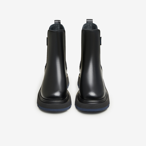 Tata/他她2025冬纯色百搭切尔西靴女新款WJZ01DZ5