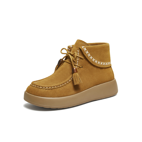 TATA/他她2025冬厚底女日常休闲勃肯鞋新款4WY01DD5