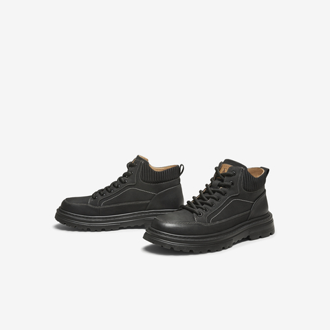 TATA/他她2025冬时尚简约百搭男靴新款QHM01DD5