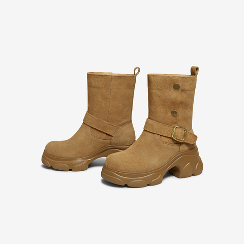 TATA/他她2025冬商场同款时尚百搭女休闲靴新款CEG11DZ5