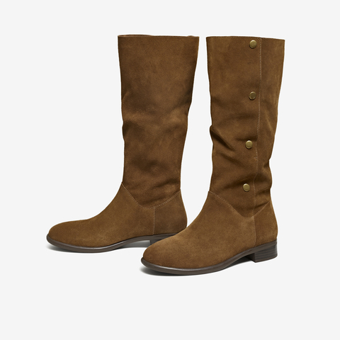 TATA/他她2025冬时尚百搭女时装长靴新款YYN01DG5