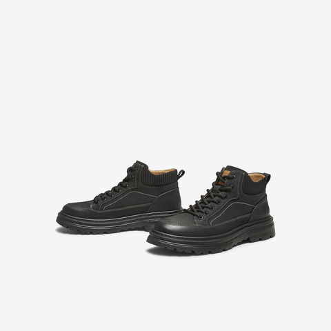 TATA/他她2025冬时尚简约百搭男靴新款QHM01DD5