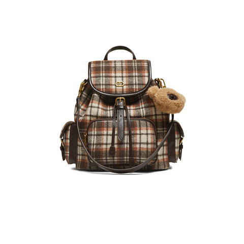 TATA/他她2025冬商场同款简约双肩包女休闲质感复古背包新款X3527DX5