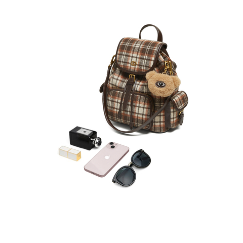 TATA/他她2025冬商场同款简约双肩包女休闲质感复古背包新款X3527DX5