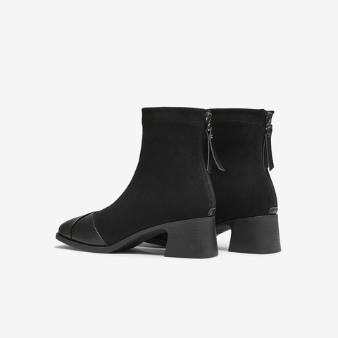 TATA/他她2025冬商场同款时装靴女百搭短靴新款CE501DD5