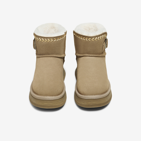 TATA/他她2025冬商场同款时尚百搭女休闲雪地靴新款CWX03DD5