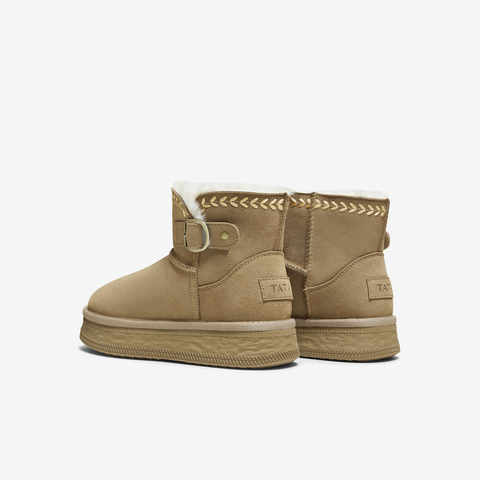 TATA/他她2025冬商场同款时尚百搭女休闲雪地靴新款CWX03DD5