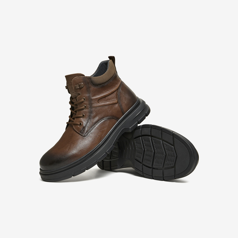 TATA/他她2025冬商场同款时尚简约百搭男士靴新款OGC01DD5