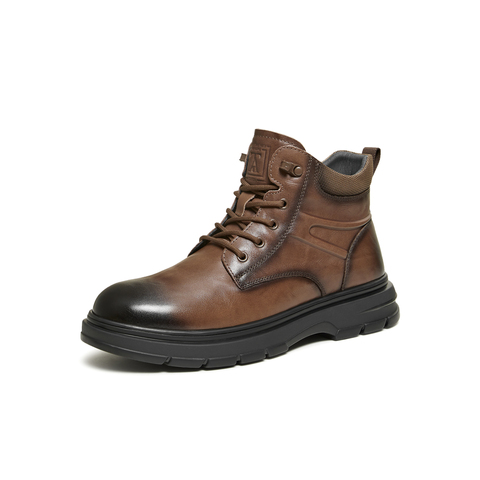 TATA/他她2025冬商场同款时尚简约百搭男士靴新款OGC01DD5