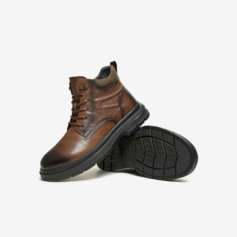 TATA/他她2025冬商场同款时尚简约百搭男士靴新款OGC01DD5