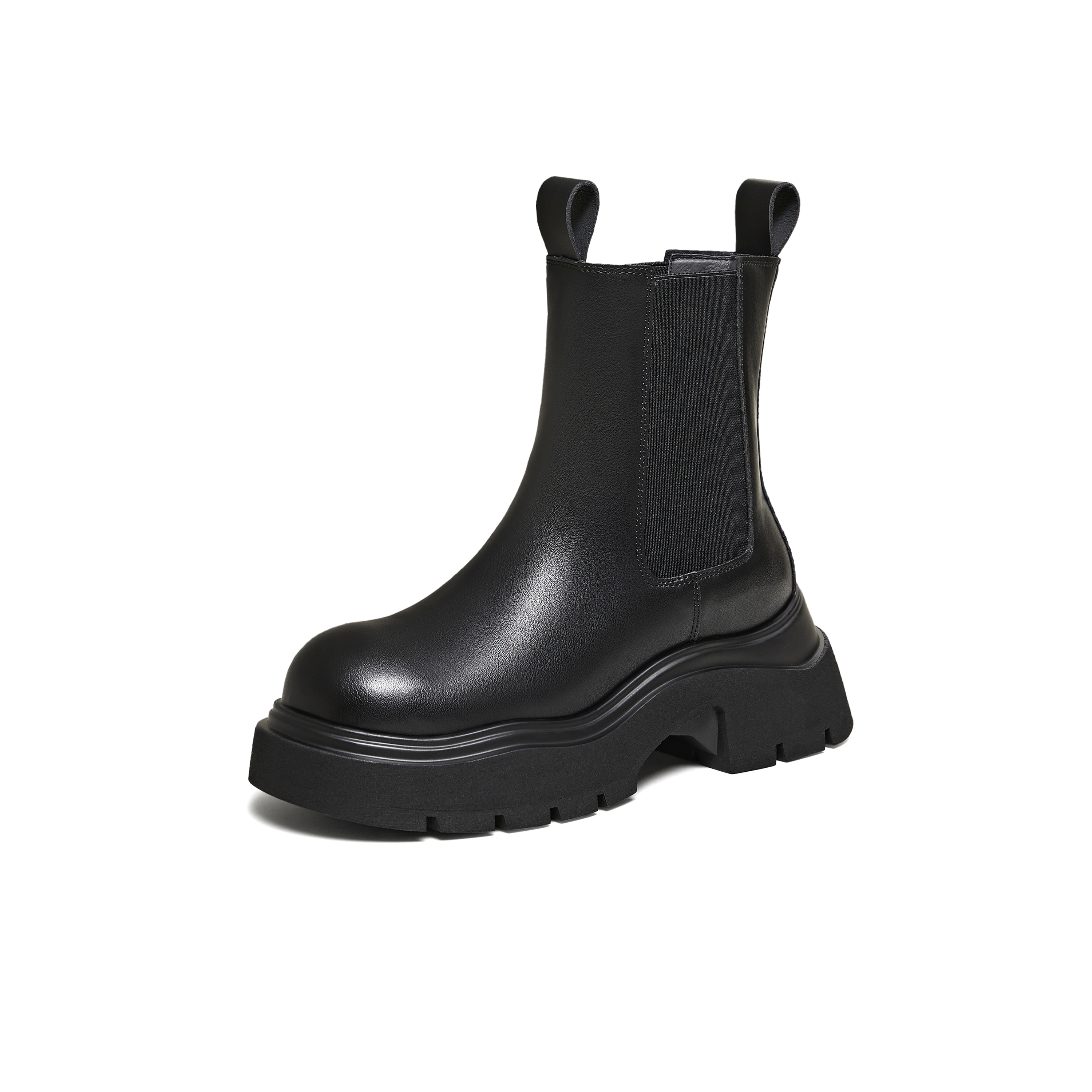 TATA/他她2025冬时尚休闲切尔西靴女新款WJZ06DZ5