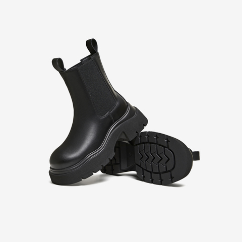 TATA/他她2025冬时尚休闲切尔西靴女新款WJZ06DZ5