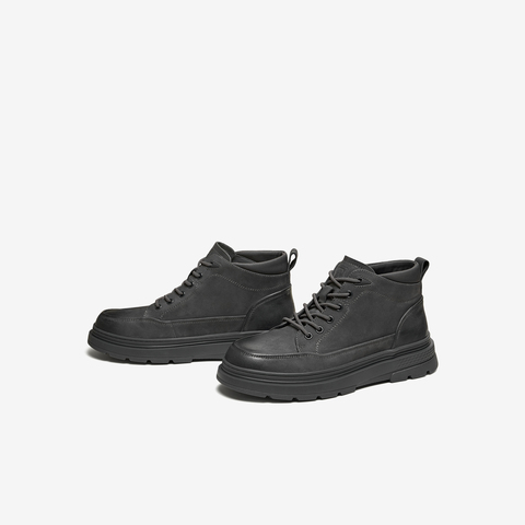 TATA/他她2025冬商场同款时尚简约百搭男士靴新款QJE01DD5