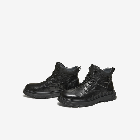 TATA/他她2025冬商场同款时尚简约百搭男士靴新款OGC01DD5