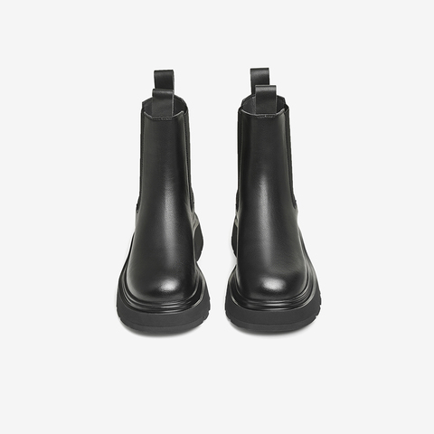 TATA/他她2025冬时尚休闲切尔西靴女新款WJZ06DZ5