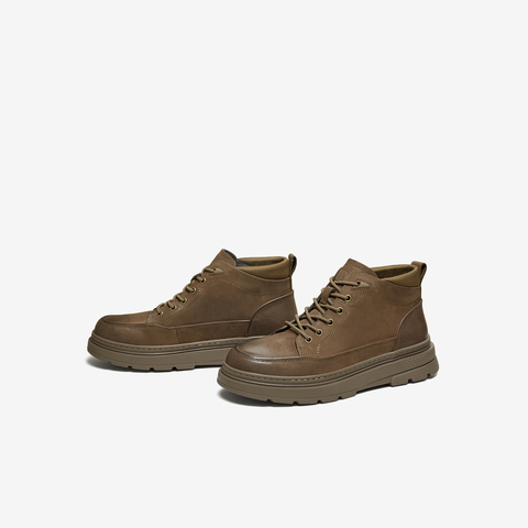 TATA/他她2025冬商场同款时尚简约百搭男士靴新款QJE01DD5