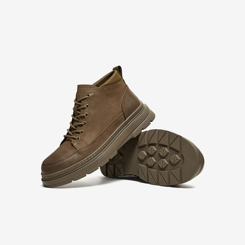 TATA/他她2025冬商场同款时尚简约百搭男士靴新款QJE01DD5