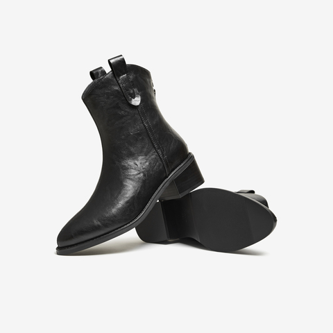 TATA/他她2025冬商场同款复古女时尚休闲西部靴新款UVF01DZ5