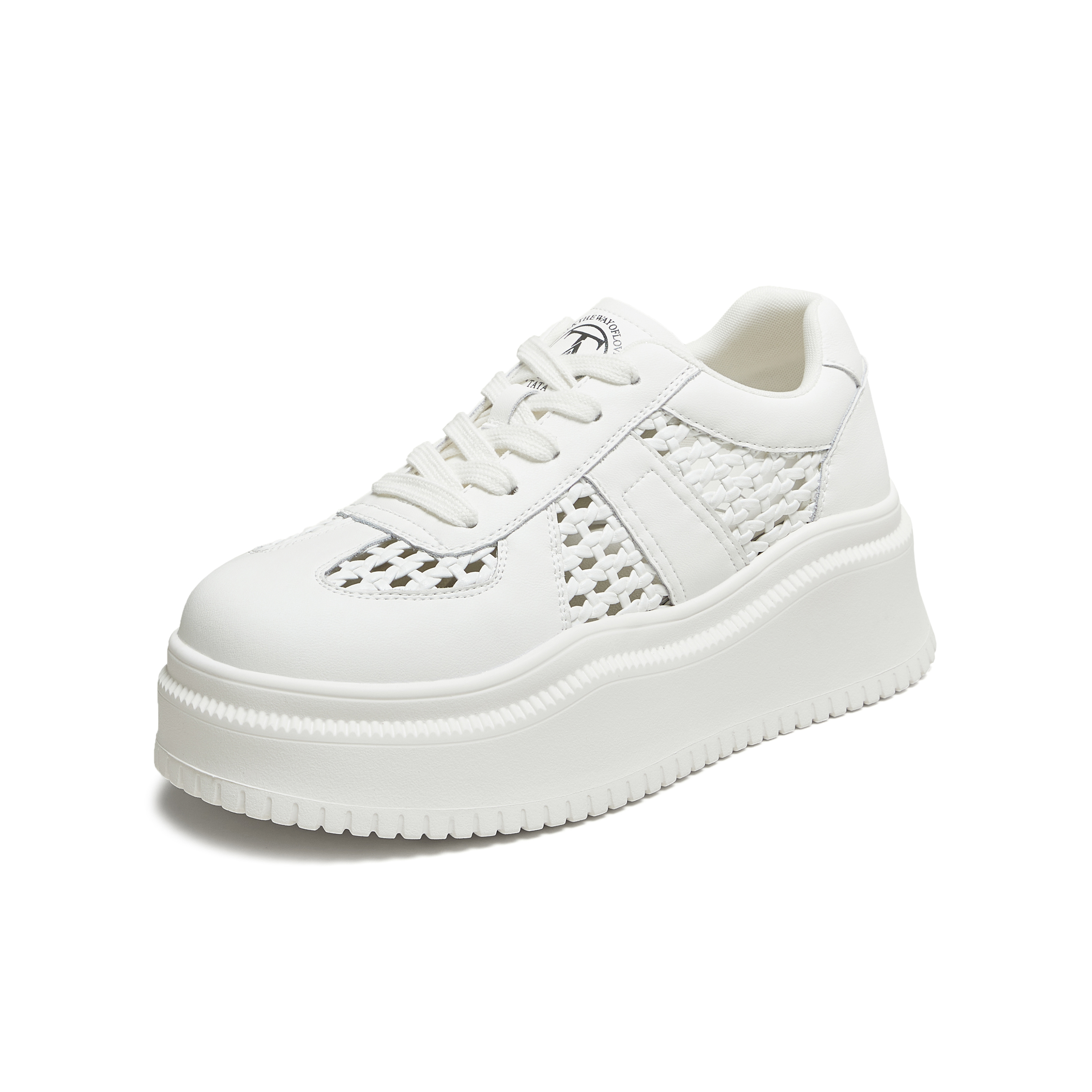 TATA/他她2025夏时尚休闲厚底女板鞋新款CH701BM5