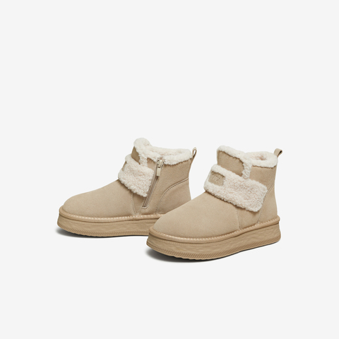 TATA/他她2025冬百搭时尚简约女雪地靴新款CJE01DD5