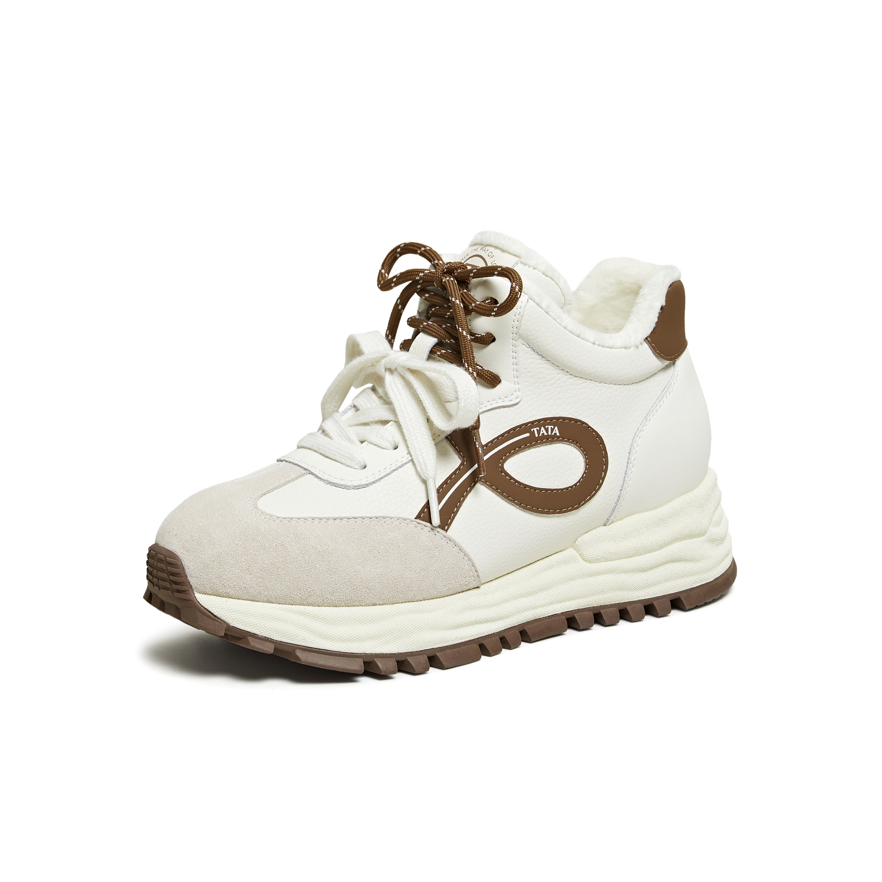 TATA/他她2025冬商场同款百搭时尚简约女阿甘鞋新款WPC16DD5