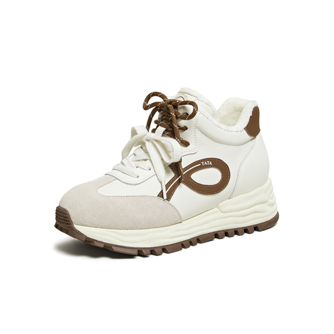 TATA/他她2025冬商场同款百搭时尚简约女阿甘鞋新款WPC16DD5