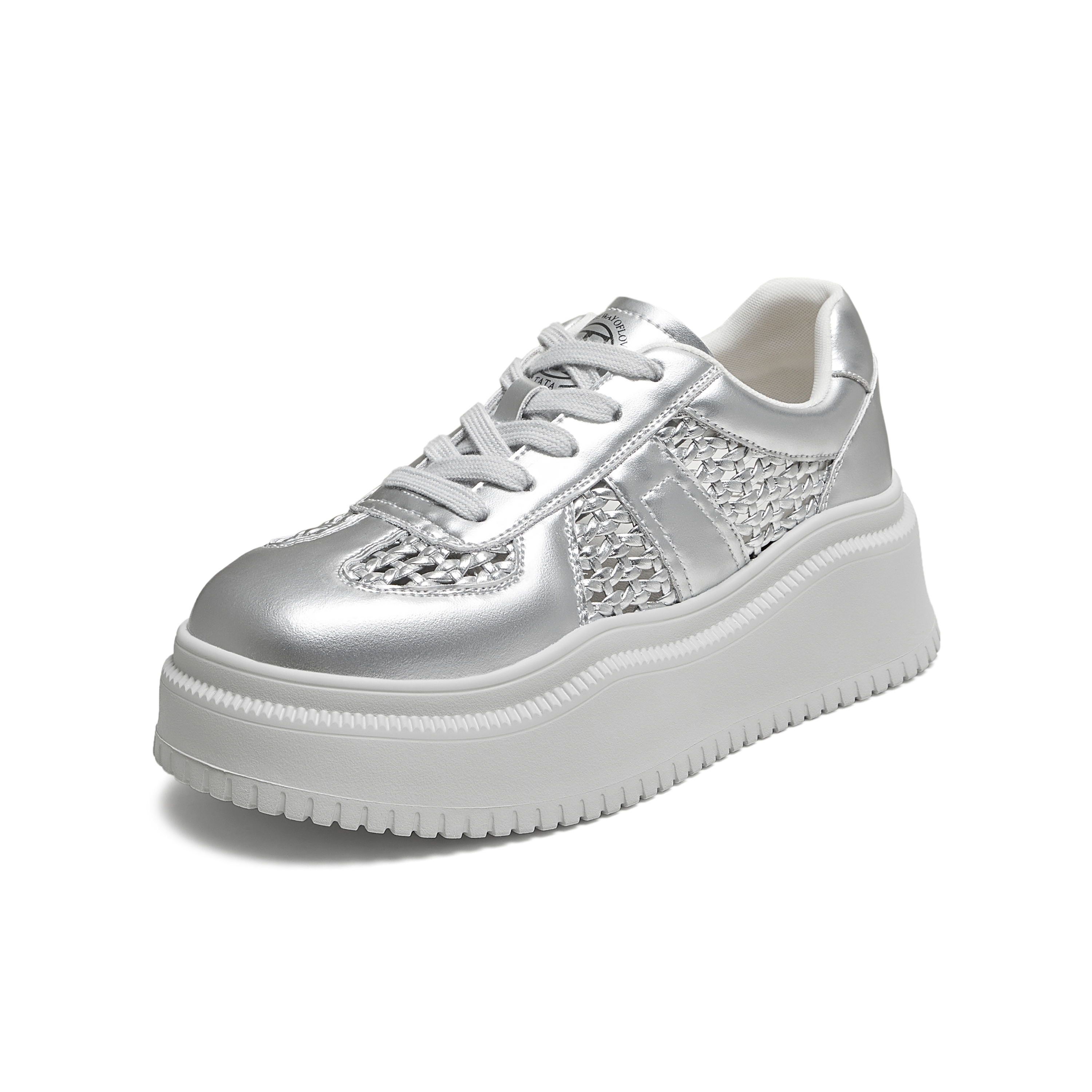 TATA/他她2025夏时尚休闲厚底女板鞋新款CH701BM5