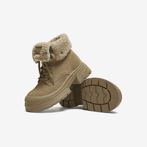 TATA/他她2025冬商场同款百搭时尚简约女马丁靴新款SWD01DD5