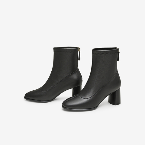 TATA/他她2025冬商场同款时尚休闲时装短靴女新款7D141DD5