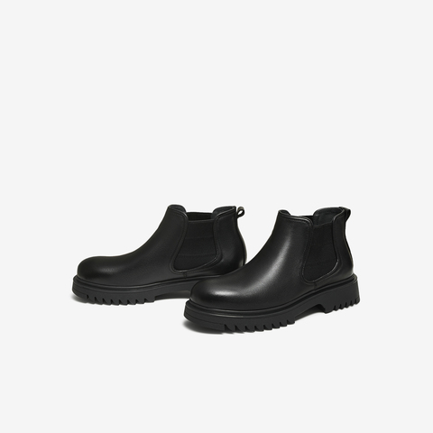 TATA/他她2025冬商场同款时尚简约百搭男士靴新款PGF01DD5