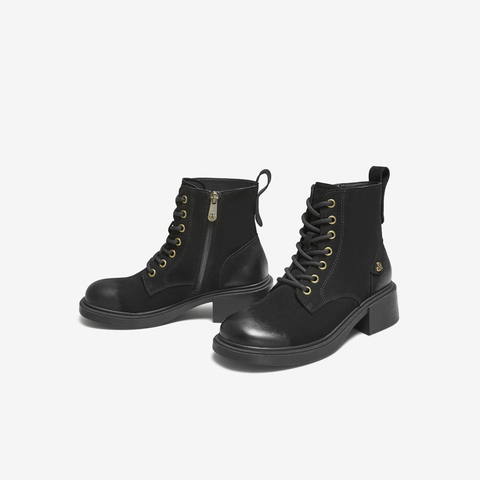 TATA/他她2025冬百搭女复古马丁靴时尚短靴新款WZQ03DD5