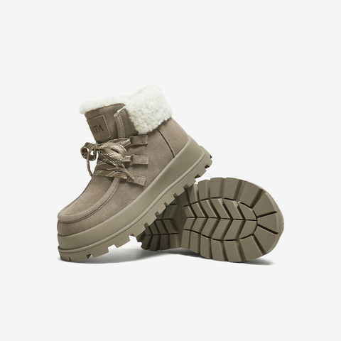 TATA/他她2025冬商场同款时尚百搭女休闲雪地靴新款JXJ01DD5