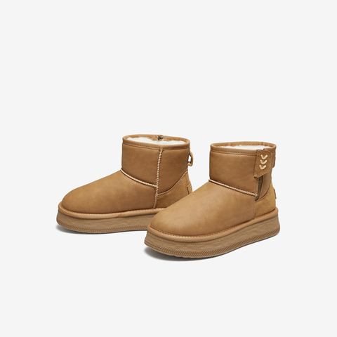 TATA/他她2025冬商场同款时尚百搭女休闲雪地靴新款CWX02DD5