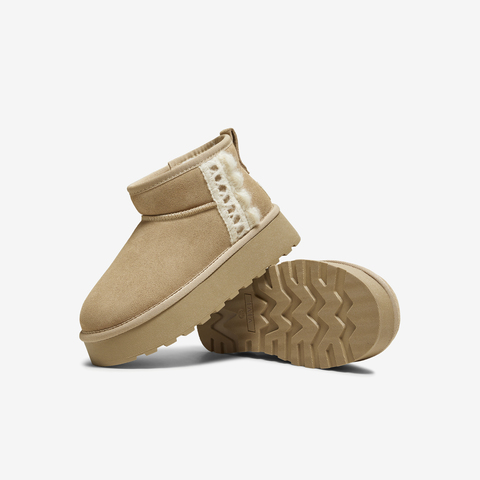 TATA/他她2025冬商场同款时尚百搭女休闲雪地靴新款CWW03DD5
