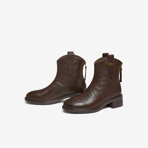 TATA/他她2025冬商场同款时尚百搭时装靴女休闲靴新款CKS01DD5