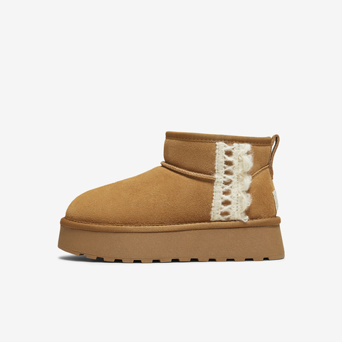 TATA/他她2025冬商场同款时尚百搭女休闲雪地靴新款CWW03DD5