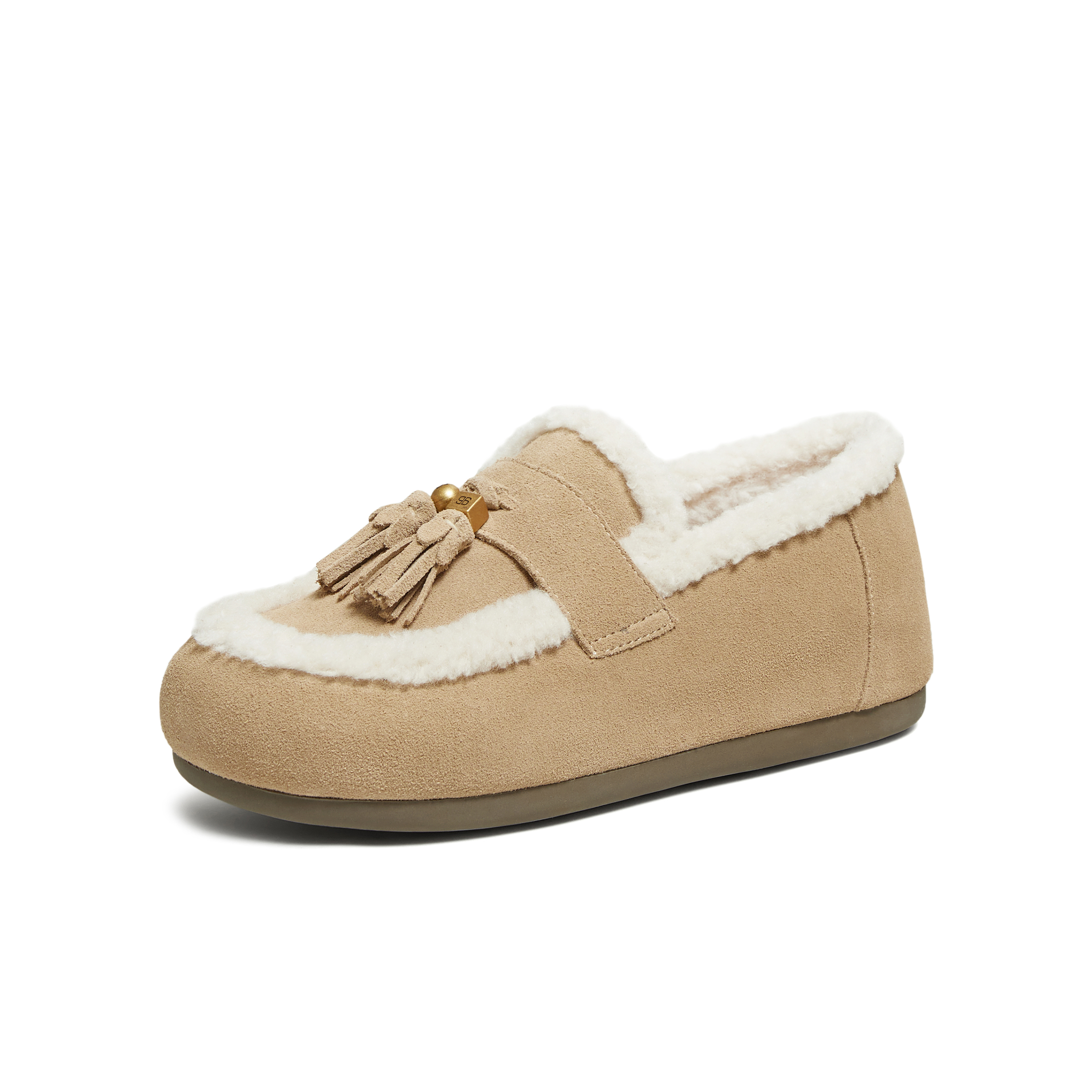 TATA/他她2025冬时尚女日常休闲毛毛鞋新款4WW01DA5