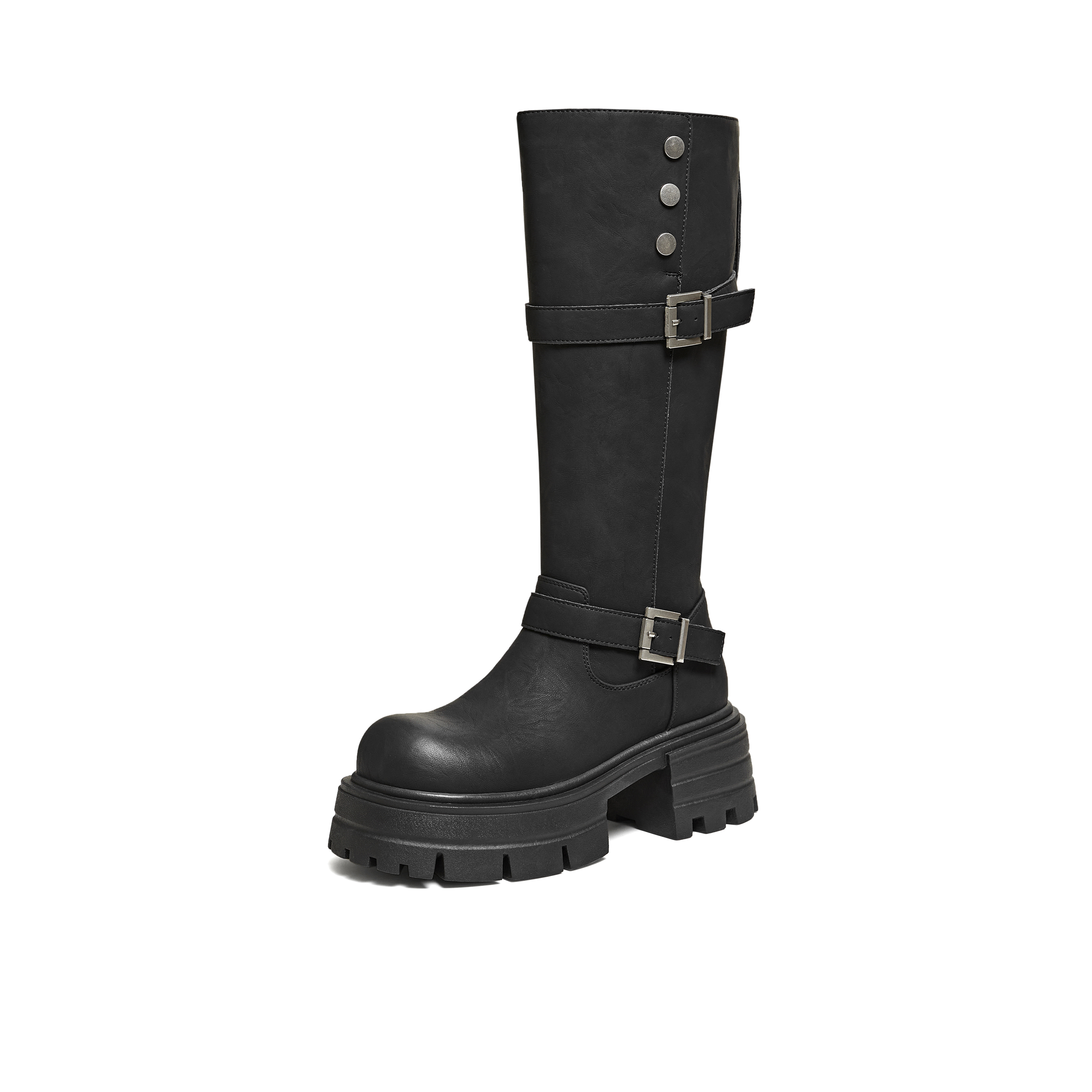 TATA/他她2025冬商场同款百搭通勤女休闲短靴新款G2E01DG5