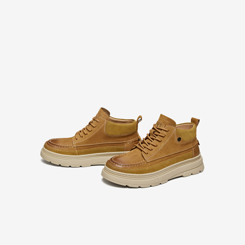 TATA/他她2025冬时尚简约百搭男士雪地靴新款VEL02DD5