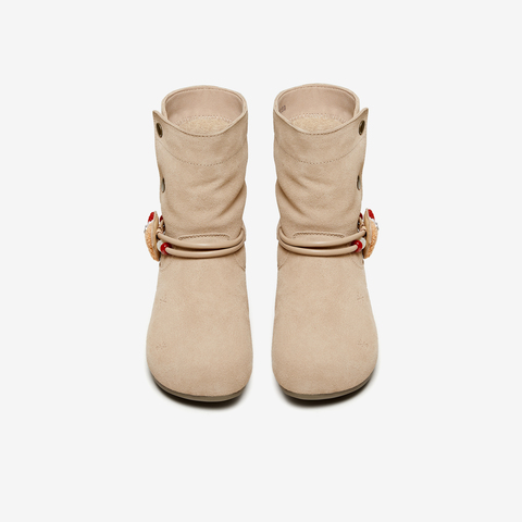 TATA/他她2025冬商场同款时尚简约百搭休闲靴新款K2G01DZ5