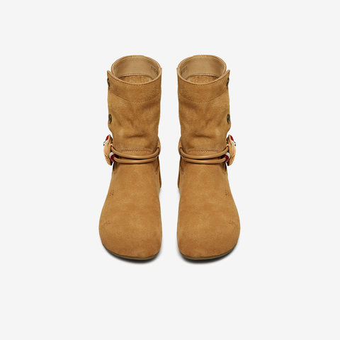 TATA/他她2025冬商场同款时尚简约百搭休闲靴新款K2G01DZ5