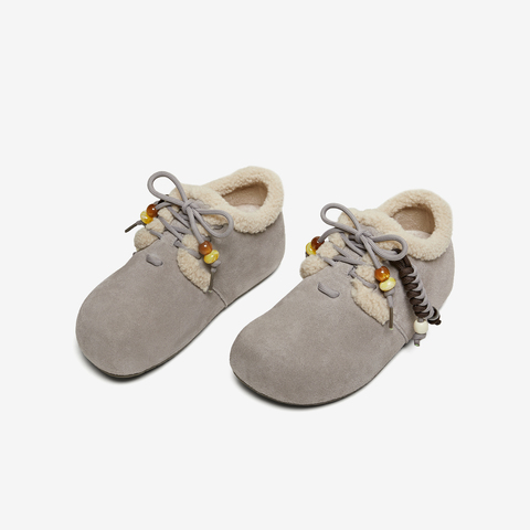 TATA/他她2025冬商场同款时尚百搭加绒女勃肯鞋新款Y2W01DM5