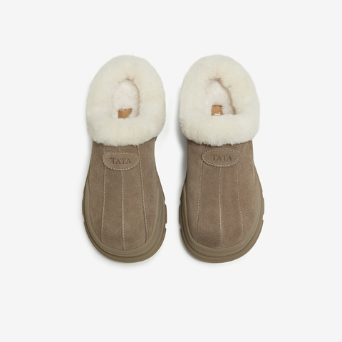 TATA/他她2025冬商场同款时尚百搭女毛毛单新款