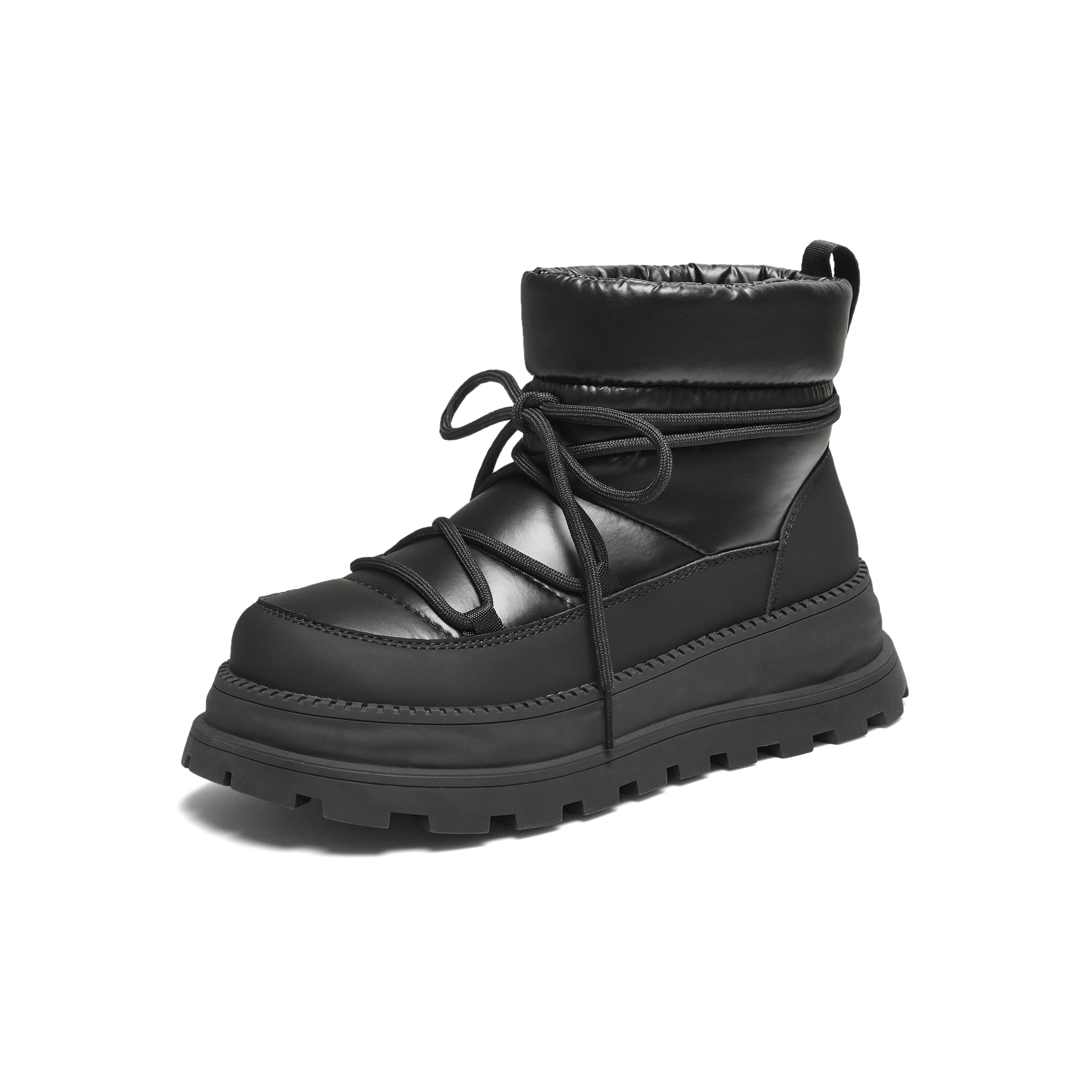 TATA/他她2025冬时尚百搭女休闲雪地靴新款CHG02DD5