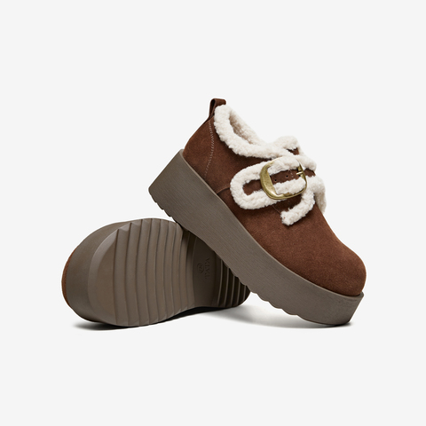 TATA/他她2025冬商场同款时尚百搭女勃肯鞋新款CMC02DM5