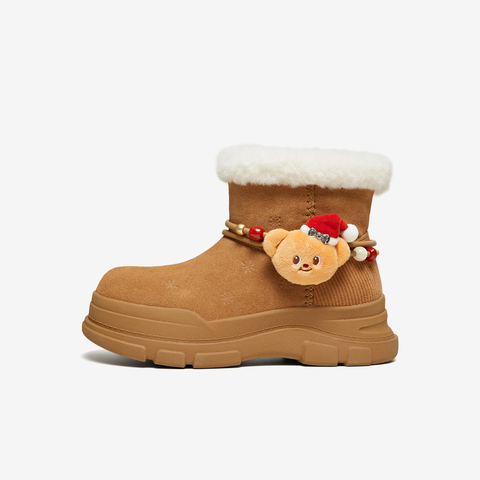 TATA/他她2025冬商场同款百搭时尚简约女雪地靴新款K2F01DD5