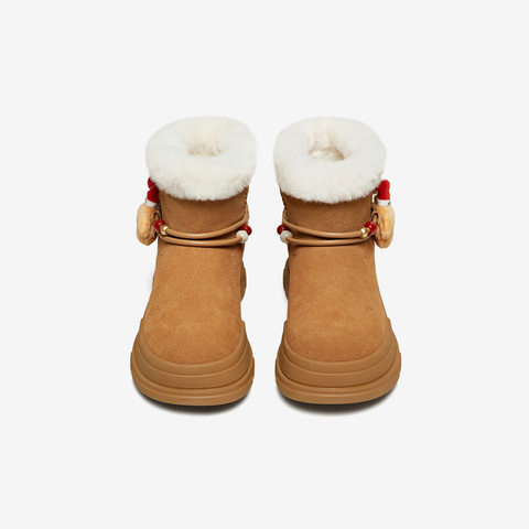 TATA/他她2025冬商场同款百搭时尚简约女雪地靴新款K2F01DD5