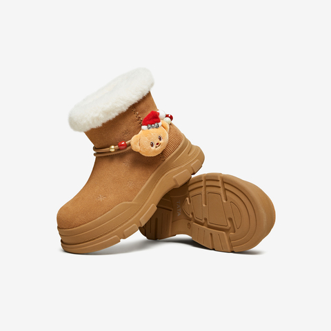 TATA/他她2025冬商场同款百搭时尚简约女雪地靴新款K2F01DD5