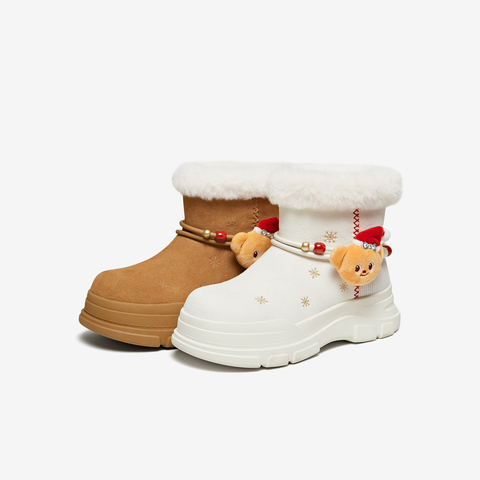 TATA/他她2025冬商场同款百搭时尚简约女雪地靴新款K2F01DD5