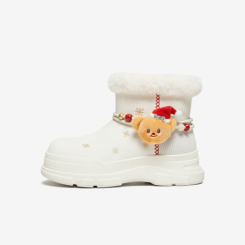 TATA/他她2025冬商场同款百搭时尚简约女雪地靴新款K2F01DD5